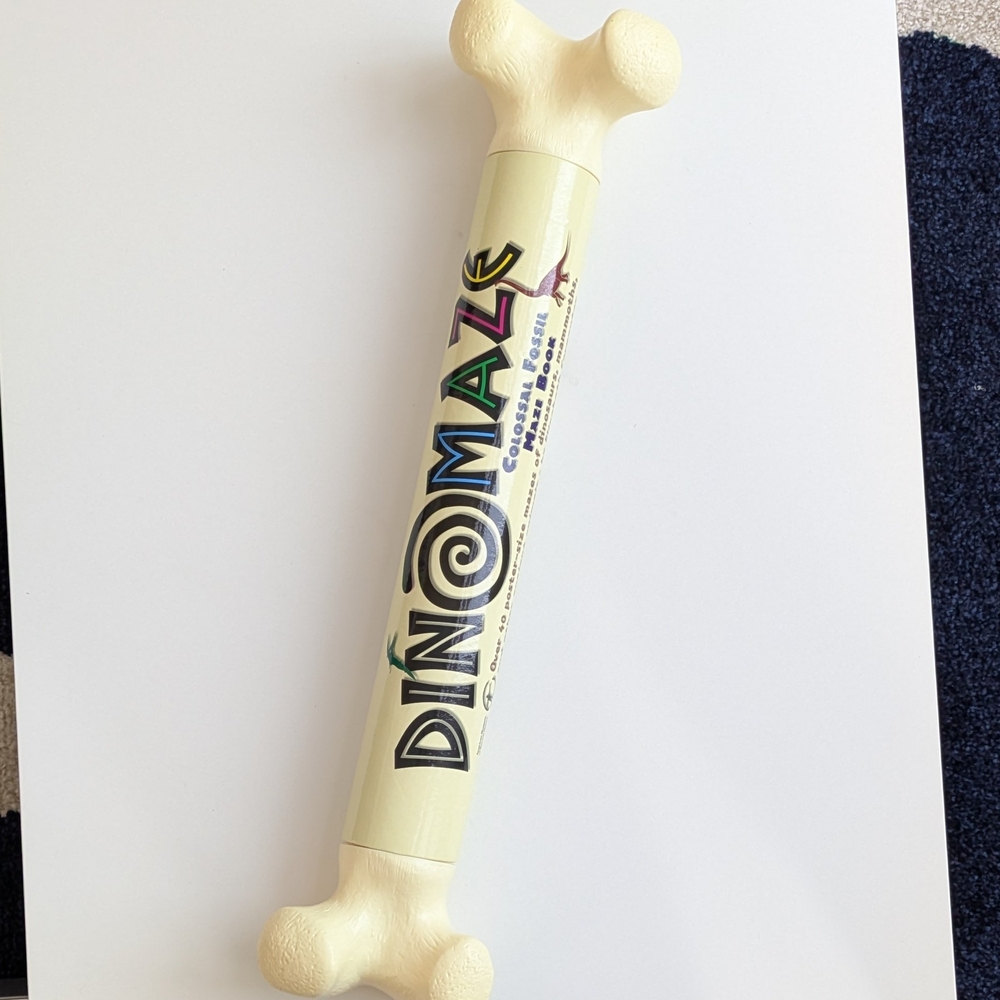 DinoMaze Colossal Fossil Maze Book Puzzle Toy